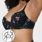 Elegant Deep V Lace Trim Full Coverage Push Up Bra for Ultimate Comfort & Support