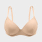 Elegant Deep V Lace Trim Full Coverage Push Up Bra for Ultimate Comfort & Support