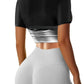 Women's Performance Sweat-Wicking Zip-Up Top - Torso Support, Short Sleeve