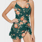 Stylish Plus Size Tummy Control One-Piece Swimsuit for Women, Slimming Fit