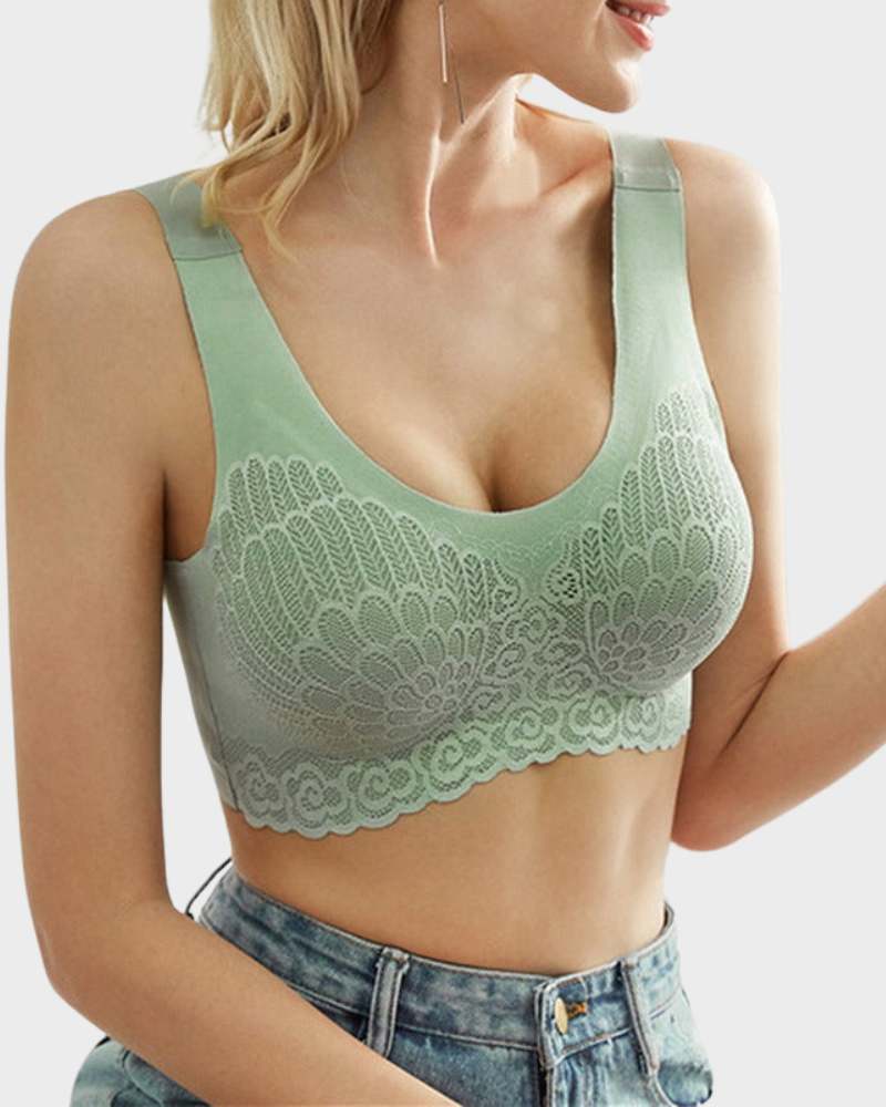 3-Pack Comfortable No Wire Seamless Push Up Bras for Everyday Support