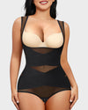 Open Bust Cross Compression Body Shaper for Tummy Control & Posture Support