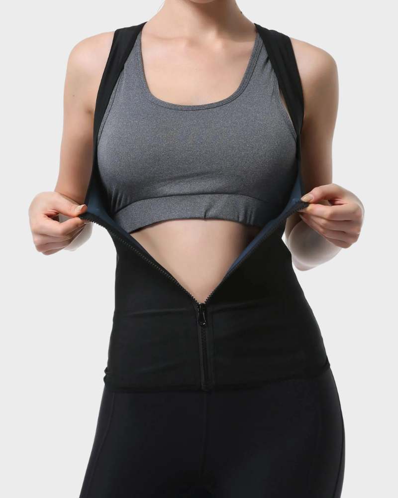 Premium Neoprene Sauna Sweat Vest for Women - Maximize Calorie Burn