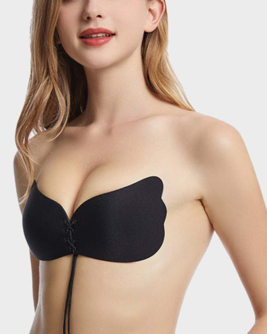 Invisible Strapless Adhesive Push-Up Bra for Backless Outfits & Comfort