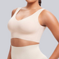 Wireless Back Smoothing V-Neck Seamless Tank Bra with Comfort Support