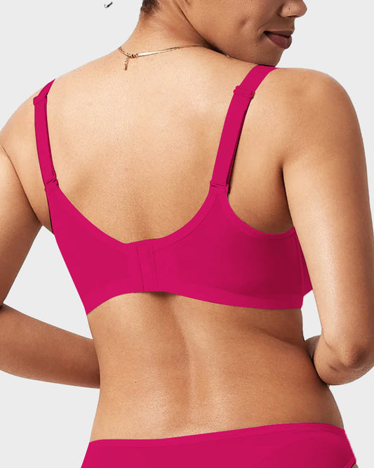 Seamless Mesh Unlined Underwire Bra: Natural Shape, Breathable, Invisible Support for Everyday