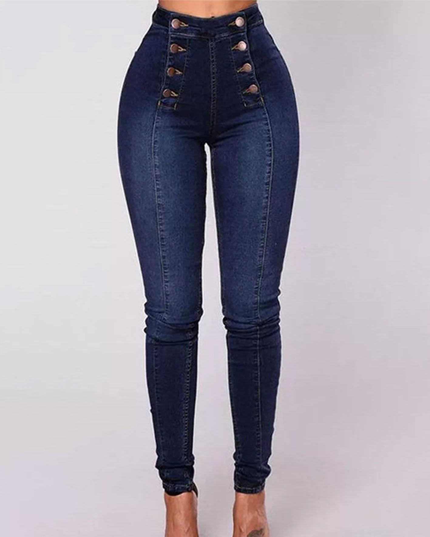 SheCurve High-Waisted Stretch Jeans: Butt-Lifting, Shaping, Ultra Soft, Breathable Comfort