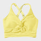 Chic Textured Knot-Front High-Waisted Bikini Set for Women