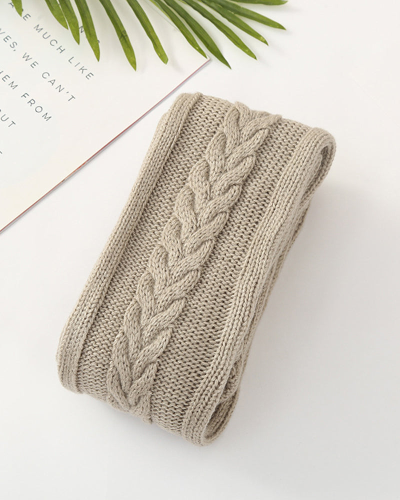 Warm Cable Knit Over-Knee Socks: Cozy, Stylish, Luxurious Winter Comfort