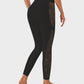 Shecurve High-Waisted Lace Panel Yoga Leggings - Comfort Stretch Activewear