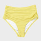 Chic Textured Knot-Front High-Waisted Bikini Set for Women