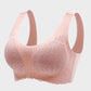 3-Pack Comfortable No Wire Seamless Push Up Bras for Everyday Support