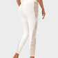 Shecurve High-Waisted Lace Panel Yoga Leggings - Comfort Stretch Activewear