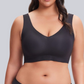 Wireless Back Smoothing V-Neck Seamless Tank Bra with Comfort Support
