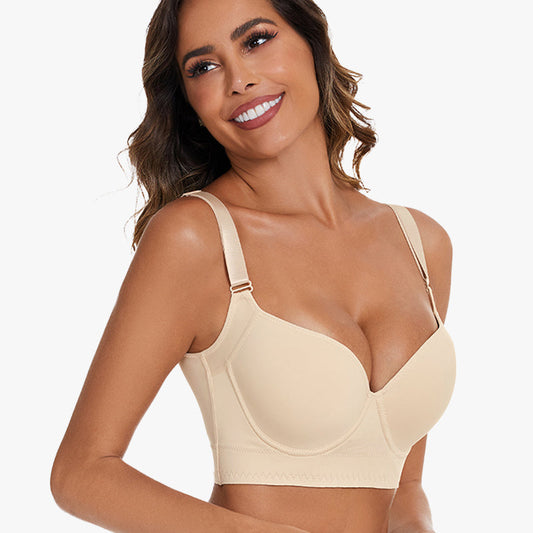 SheCurve® Seamless Push-Up Back Smoothing Bra: Ultimate Comfort & Support