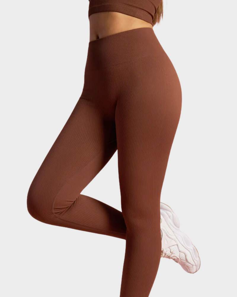 Shecurve Ultra-Soft Seamless Sculpting Leggings with Tummy Control