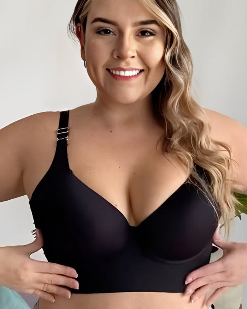SheCurve Ultimate Lift Back Smoothing Bra 2-Pack: Black & Beige Comfort