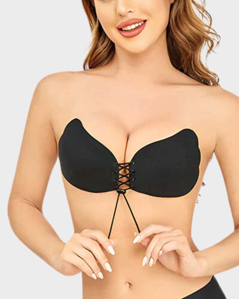 Invisible Strapless Adhesive Push-Up Bra for Backless Outfits & Comfort