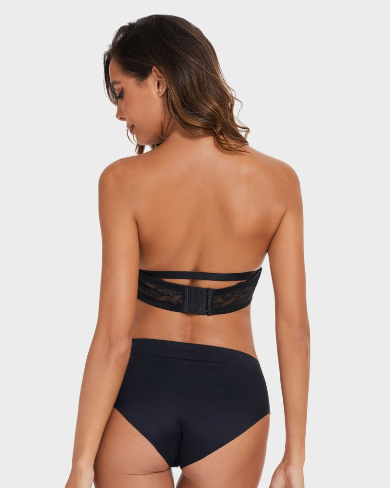 Seamless Plus Size Ultra-Thin Strapless Bra for Invisible Support & Comfort