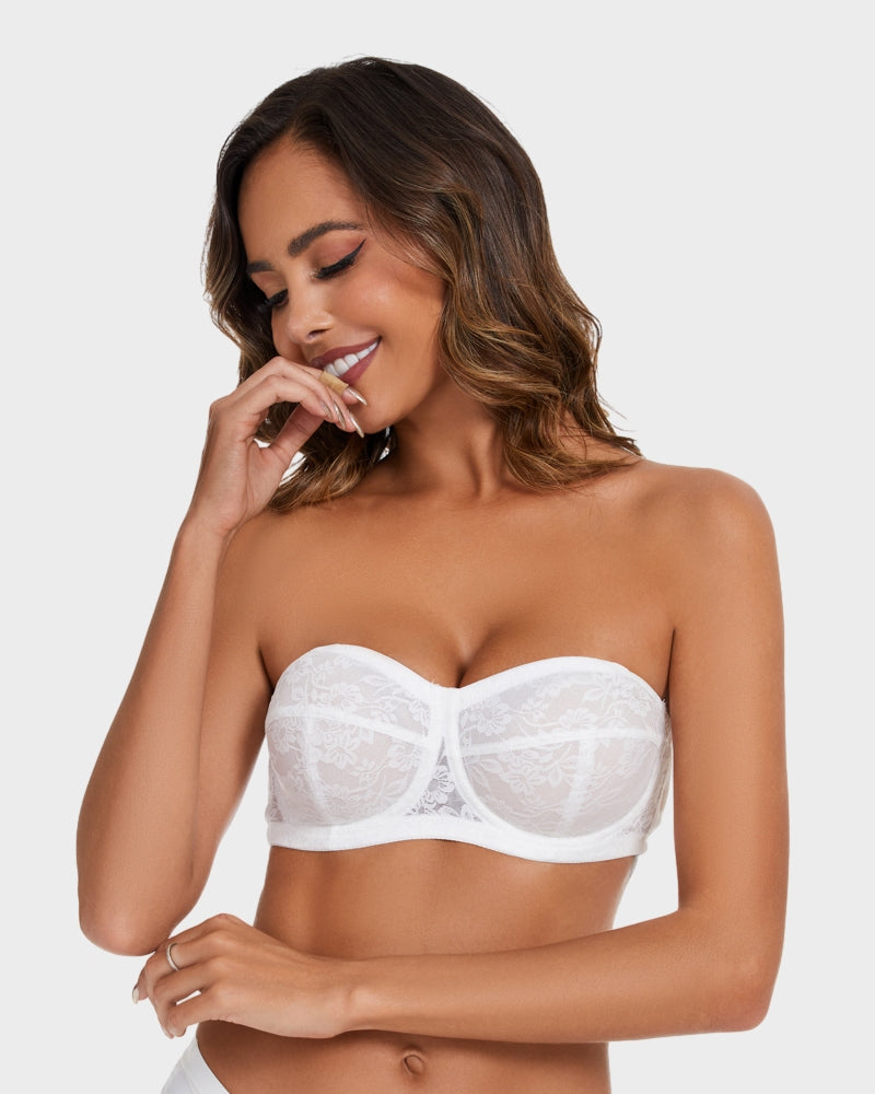 Seamless Plus Size Ultra-Thin Strapless Bra for Invisible Support & Comfort