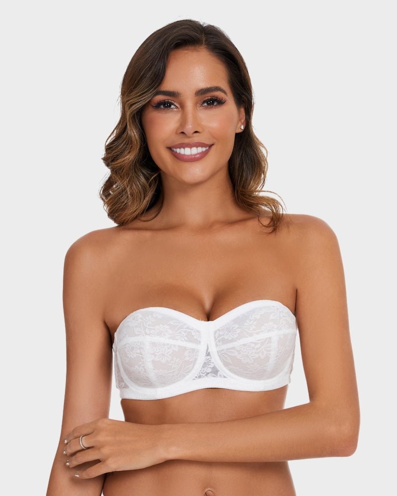 Seamless Plus Size Ultra-Thin Strapless Bra for Invisible Support & Comfort
