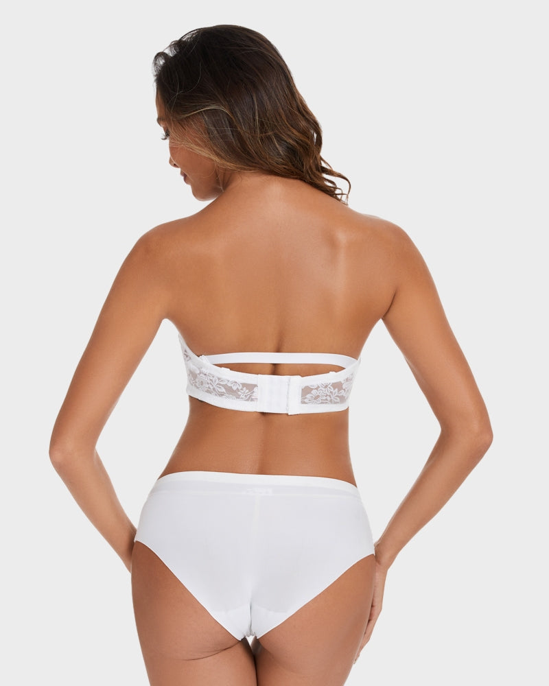 Seamless Plus Size Ultra-Thin Strapless Bra for Invisible Support & Comfort