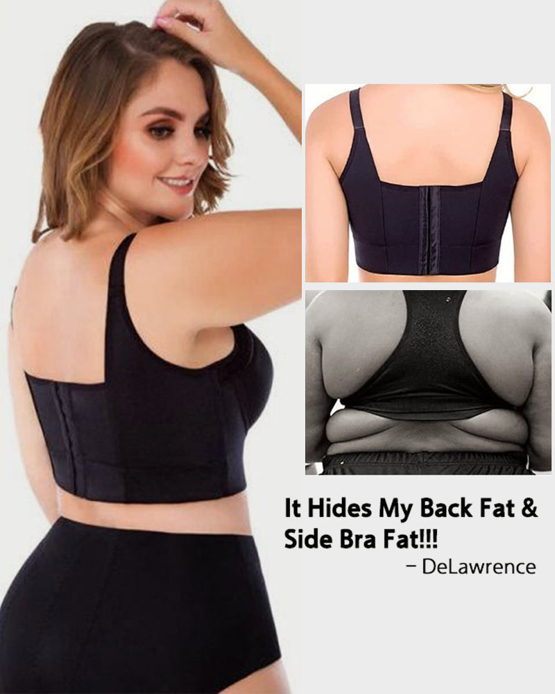 SheCurve Ultimate Lift Back Smoothing Bra 2-Pack: Black & Beige Comfort
