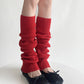 Cozy Ribbed Knit Leg Warmers for Women, Stylish Winter Warmth Accessory
