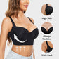 SheCurve Ultimate Lift Back Smoothing Bra 2-Pack: Black & Beige Comfort