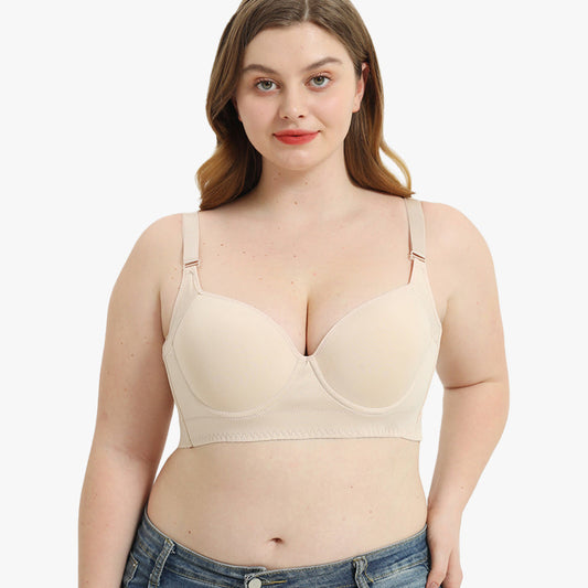 SheCurve® Seamless Push-Up Back Smoothing Bra: Ultimate Comfort & Support
