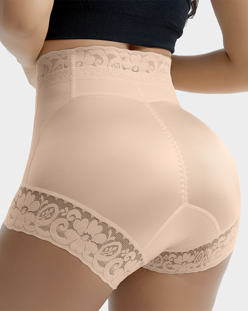 Shecurve High Waist Seamless Butt Lifting Shaper Shorts - Tummy Control & Hip Enhancement