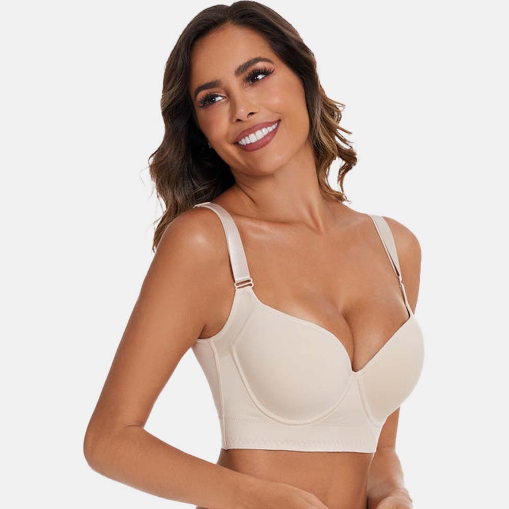 SheCurve® Wireless Push-Up Back Smoothing Bra for Ultimate Comfort & Support