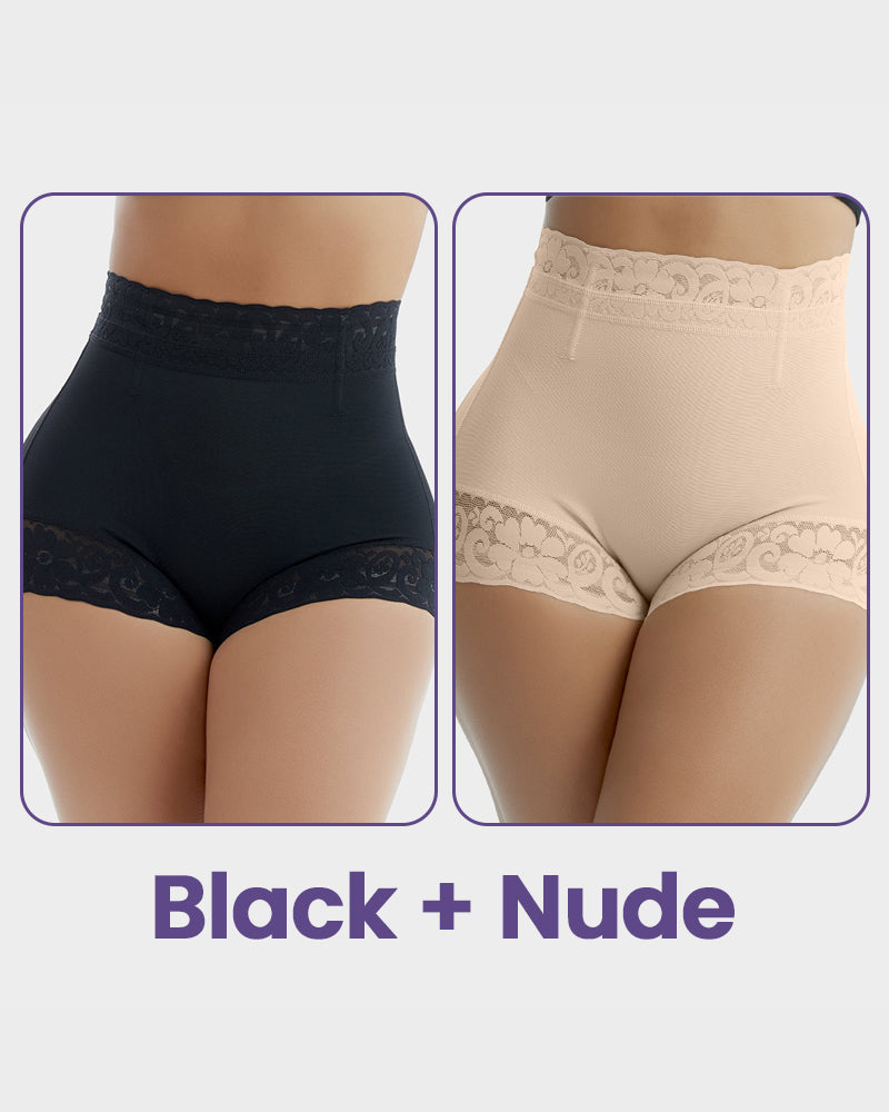 Shecurve High Waist Seamless Butt Lifting Shaper Shorts - Tummy Control & Hip Enhancement