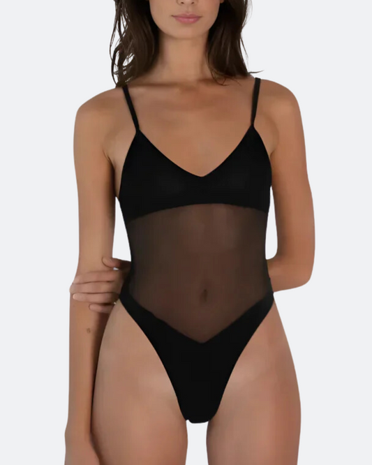 Innovative Tan Through One-Piece Swimsuit - Quick Dry, No Tan Lines