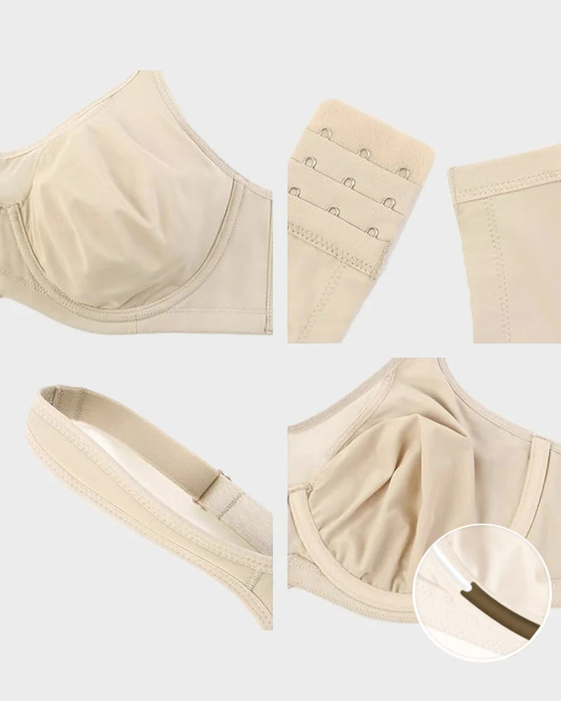 Comfortable Plus Size Cooling Full Coverage Minimizer Underwire Bra
