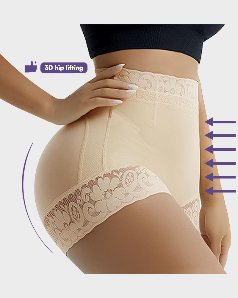 Shecurve High Waist Seamless Butt Lifting Shaper Shorts - Tummy Control & Hip Enhancement