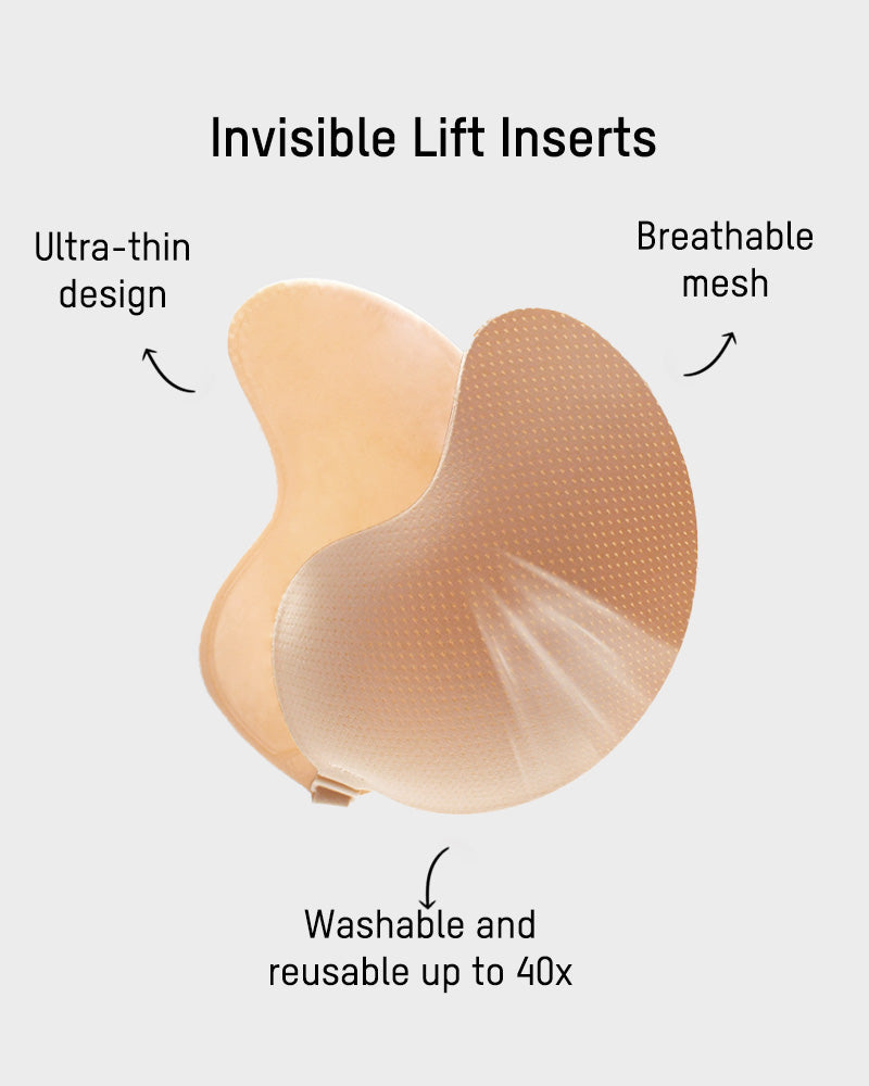 SheCurve Mango Shaped Breathable Self-Adhesive Invisible Bra for Ultimate Lift