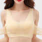 Elegant Wireless Breathable Lace Push Up Bra for Comfort and Support