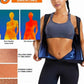 Women's Zip-Up Sauna Shapewear Bodysuit for Enhanced Sweat & Slimming