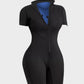 SheCurve Women's Full Body Slimming Sauna Suit Shapewear - Zipper Closure, Sweat Enhancing