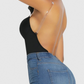 Seamless Strapless U-Plunge Thong Bodysuit for Backless Outfits