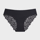 Women's Seamless Lace No Show Cheeky Panties - Soft, Breathable 3-Pack