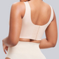 Wireless Back Smoothing V-Neck Seamless Tank Bra with Comfort Support