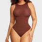 Seamless Crew Neck Sleeveless Sculpting Bodysuit Shapewear for All-Day Comfort