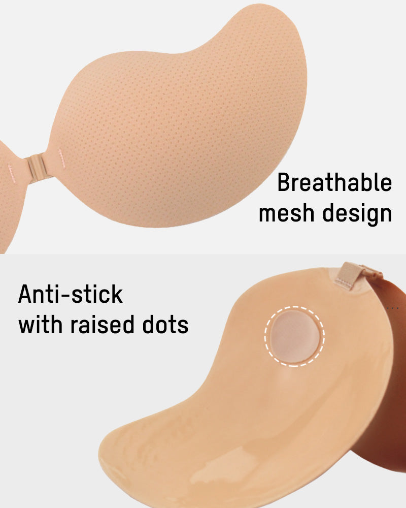 SheCurve Mango Shaped Breathable Self-Adhesive Invisible Bra for Ultimate Lift