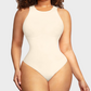 Seamless Crew Neck Sleeveless Sculpting Bodysuit Shapewear for All-Day Comfort
