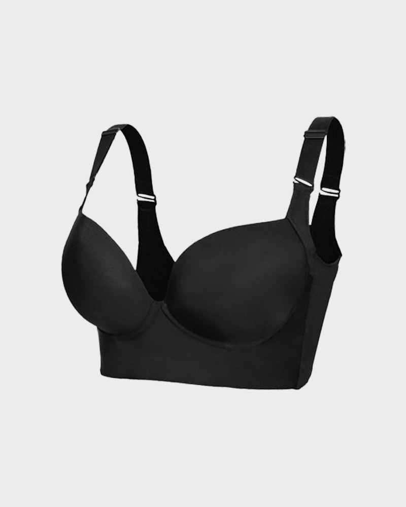 SheCurve Ultimate Lift Back Smoothing Bra 2-Pack: Black & Beige Comfort