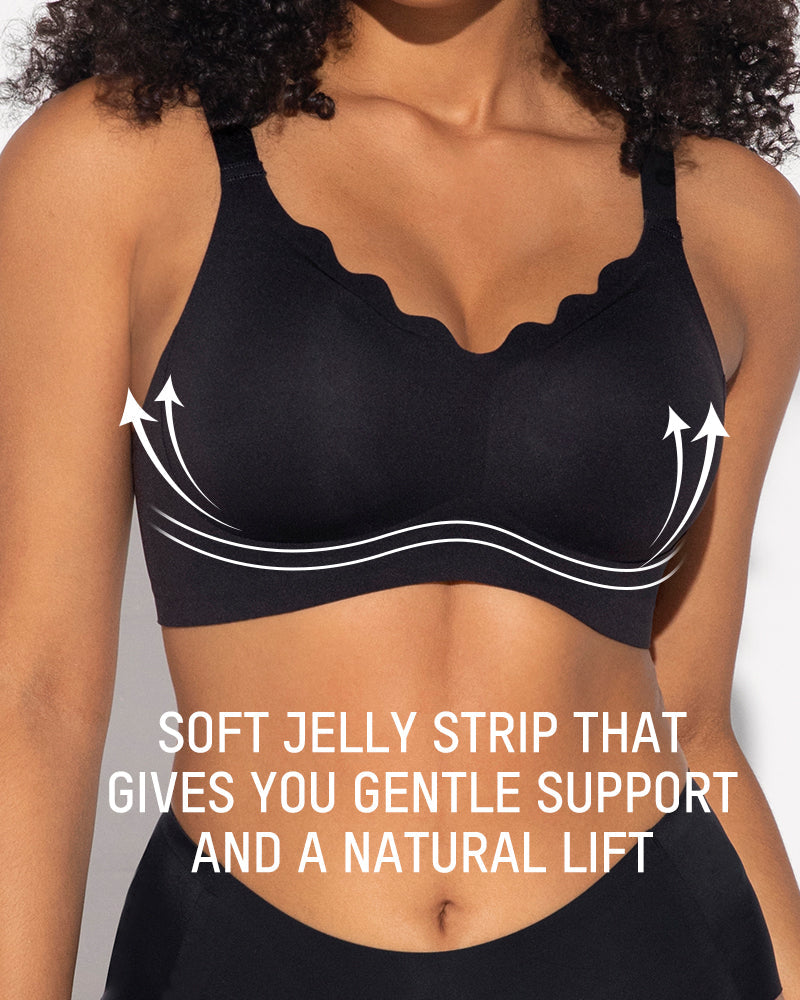 Wireless Seamless Comfort Smoothing Push-Up Bra for Everyday Invisible Support