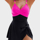 Knot Detail Skirted One-Piece Swimsuit