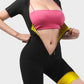Women's Zip-Up Sweat-Inducing Fitness Bodysuit for Enhanced Bust & Waist Shaping